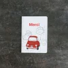 2176 ESPACE GRAPHIC Écriture-Carnet A5 Merci - Fiat 500