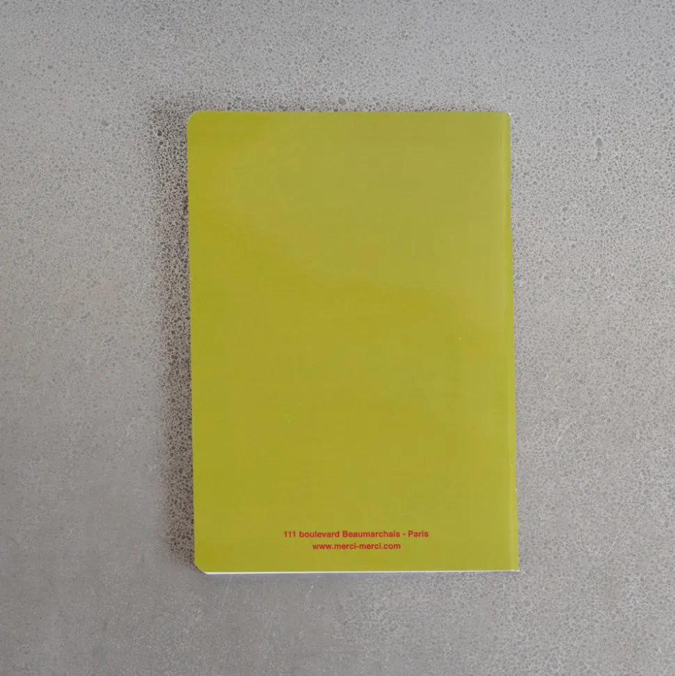 2962 BRANDBOOK Écriture-Carnet Merci - Kaki et Rouge