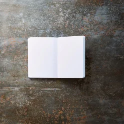 2962 BRANDBOOK Écriture-Carnet Merci - Métal Argent
