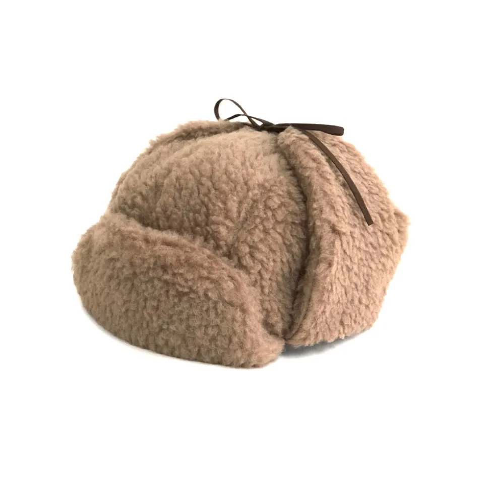 Femme câbleami L'esprit Merci|Chapeaux-- Boa Aviator - Camel