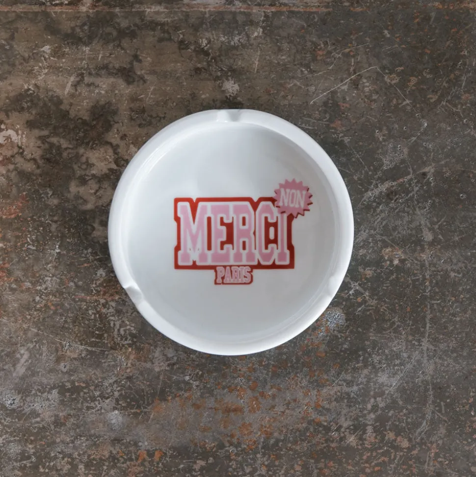 1799 MARKM LASER Les Accessoires Merci-Cendrier Non Merci - Rose