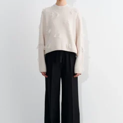 Femme Christian Wijnants Mailles-- Pull Kunao - Beige