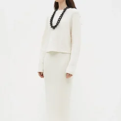Femme Christian Wijnants Mailles--Pull Kara - Blanc