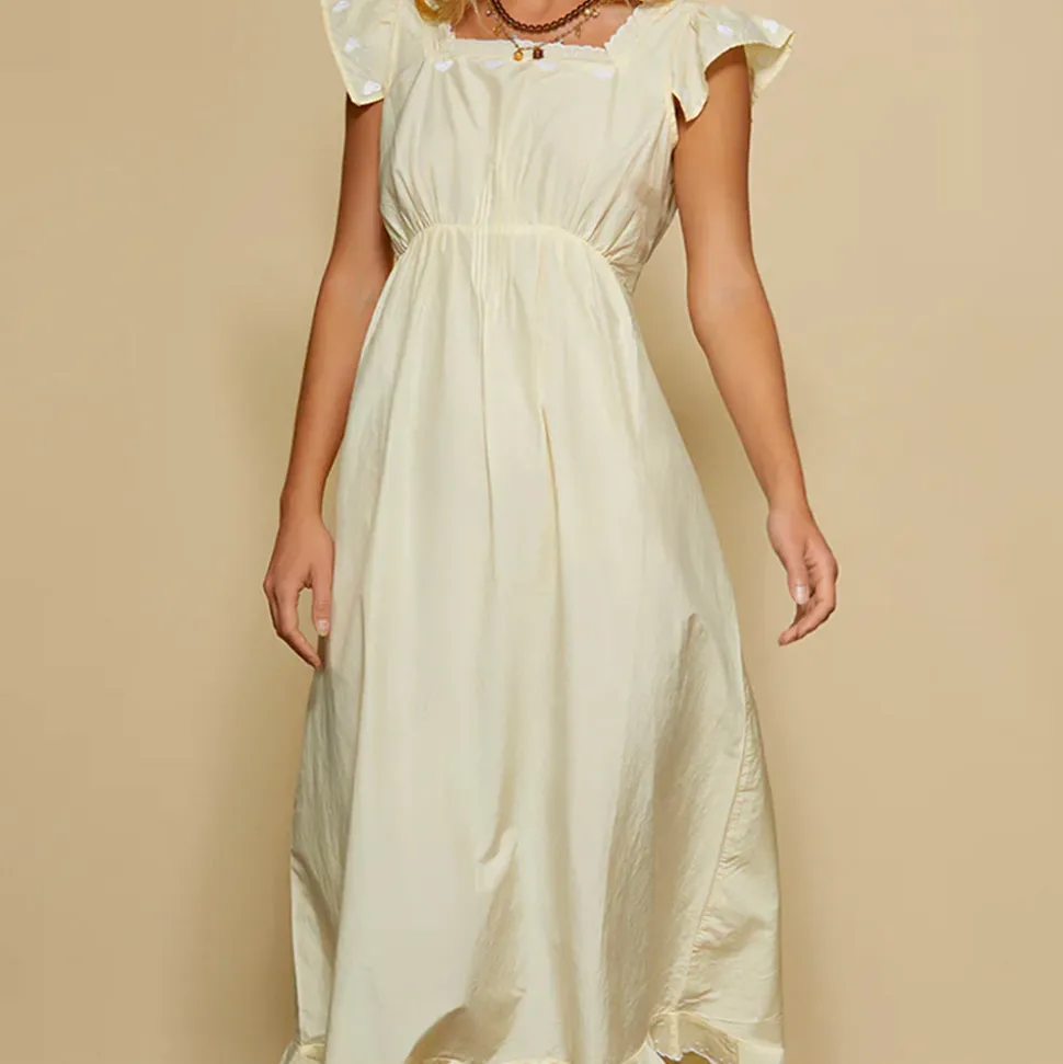 Femme Ciao Lucia Robes-- Robe Olin - Ecru