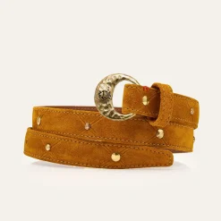 Femme Claris Virot Ceintures-- Baby Ceinture Demi-lune - Ambre