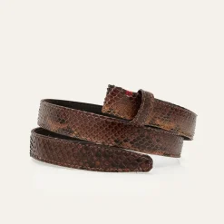 Femme Claris Virot Ceintures-- Baby Ceinture Demi-lune - Marron