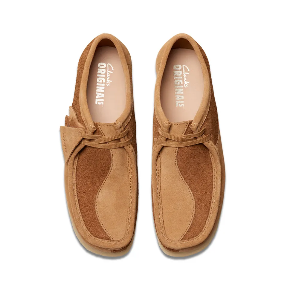 Homme Clarks Derbies-- Wallabee - Marron