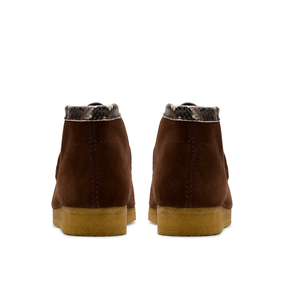 Homme Clarks Derbies-- Wallabee Boot - Marron