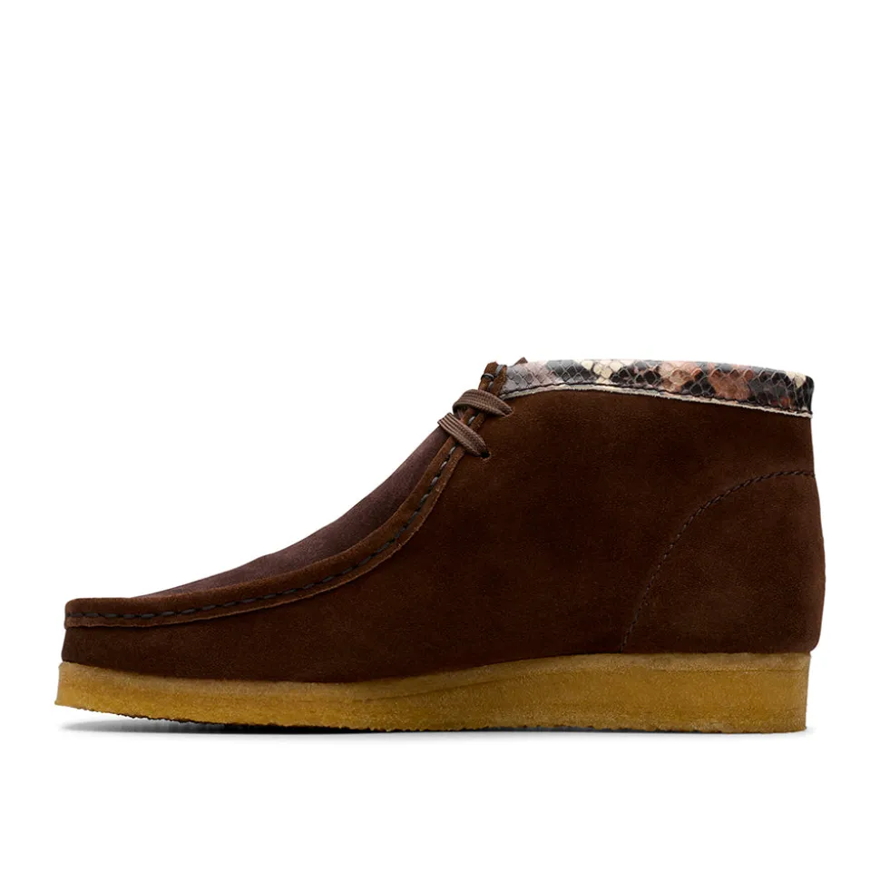 Homme Clarks Derbies-- Wallabee Boot - Marron