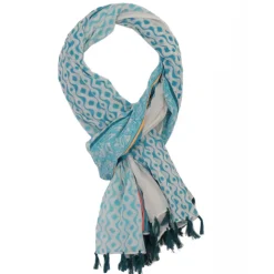 Femme COLORES Foulards & Echarpes-- Paréo Agnes - Bleu