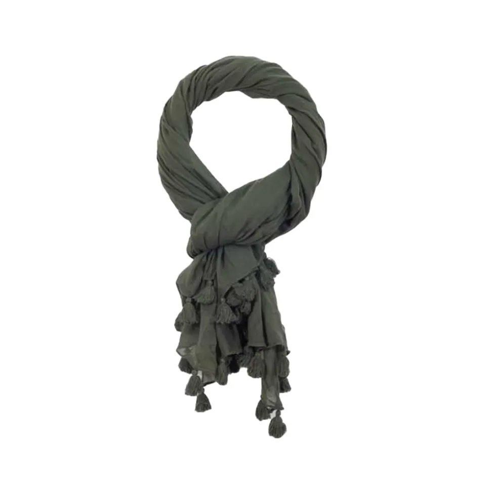 Femme COLORES Foulards & Echarpes-- Paréo Pom Pom - Cypres