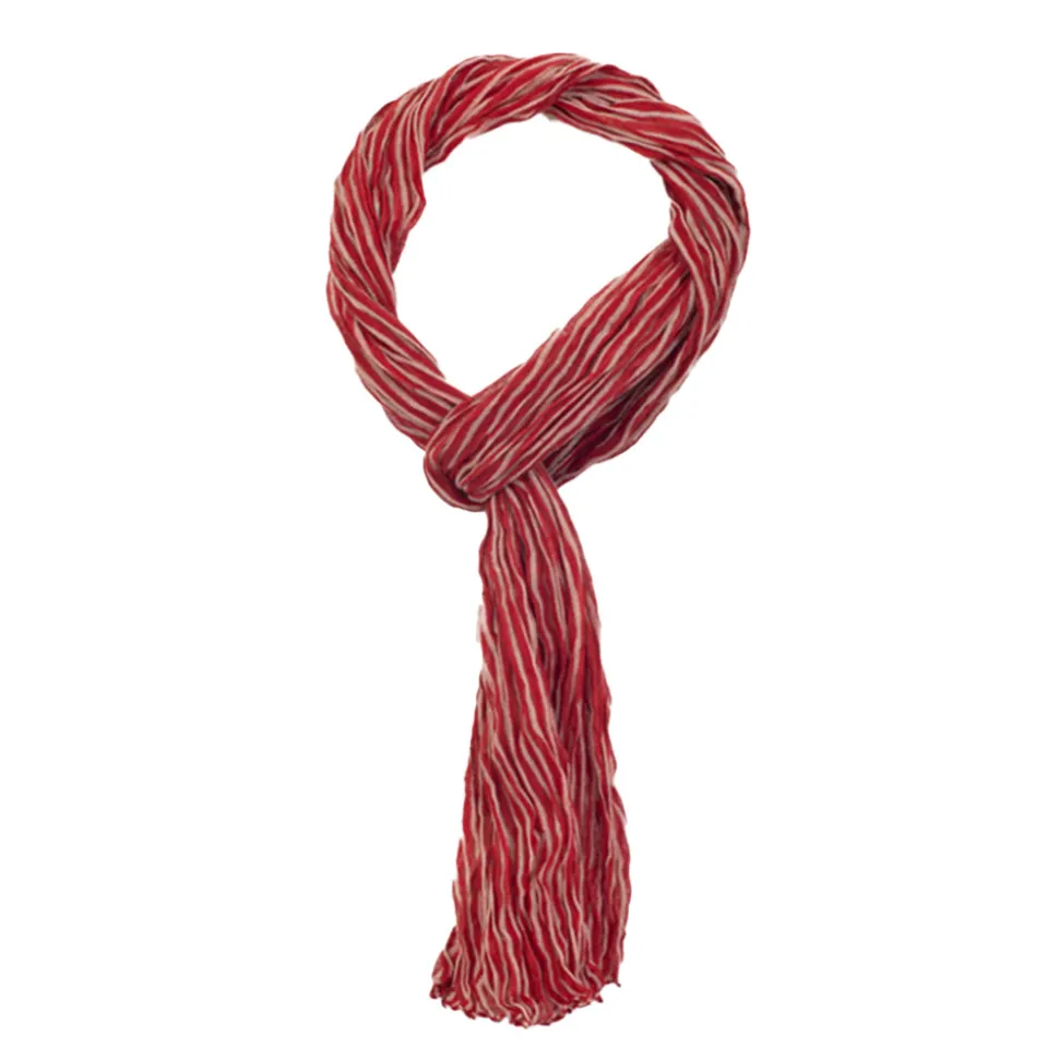 Femme COLORES Foulards & Echarpes-- Paréo Stripes - Rouge