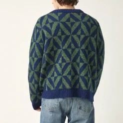 Homme CORRIDOR Mailles-- Cardigan Diamond - Navy