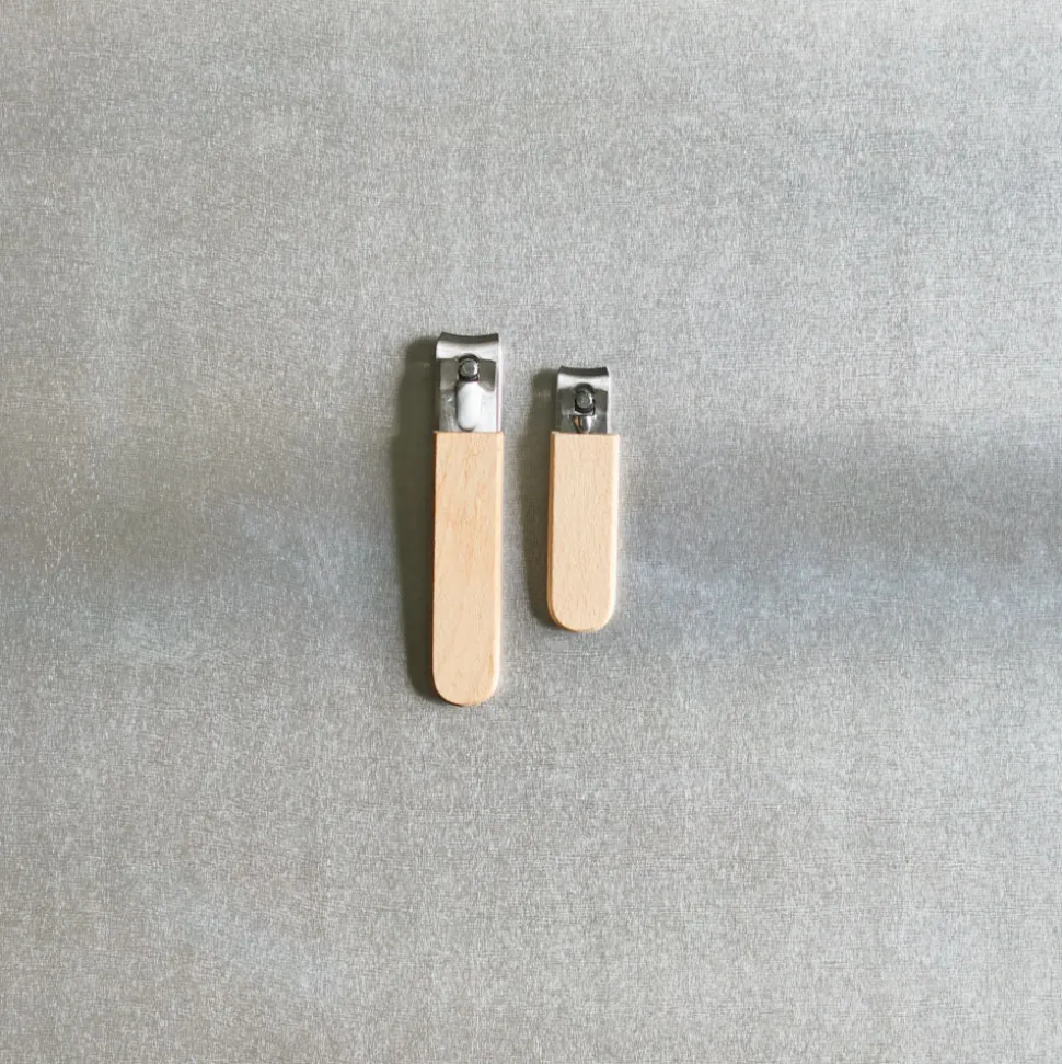 163 KIKKERLAND Accessoires De Salle De Bain|Salle De Bain : Esprit Japonais-Coupes-ongles en bois