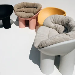 246 DRIADE Coussins|Coussins-Coussin Fauteuil Roly Poly - Sabbia - Driade