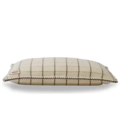 2138 TESSILECHITI L'esprit Merci-Coussin Merci - Carreaux Brun Cha Iro