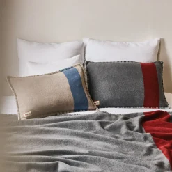 2138 TESSILECHITI Coussins|Accessoirisez Votre Intérieur-Coussin Merci - Gris