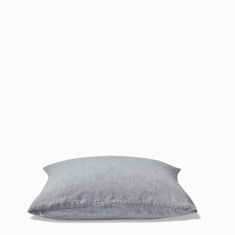 200 LINTEX Coussins|Coussins Épais-Coussin épais en lin - Chambray Bleu