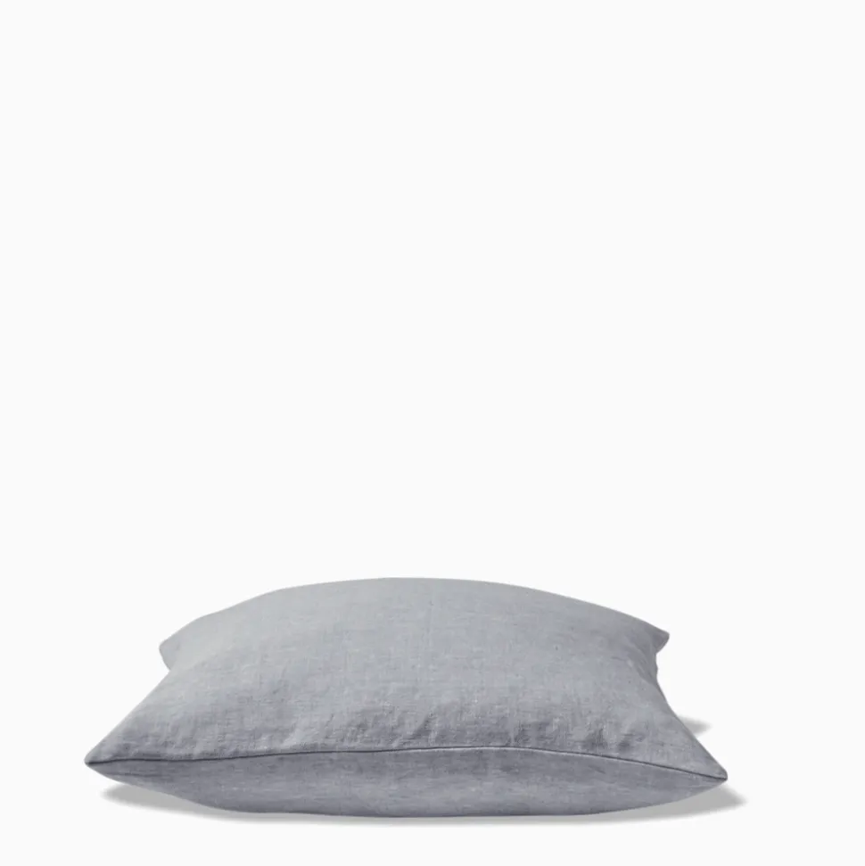 200 LINTEX Coussins|Coussins Épais-Coussin épais en lin - Chambray Bleu