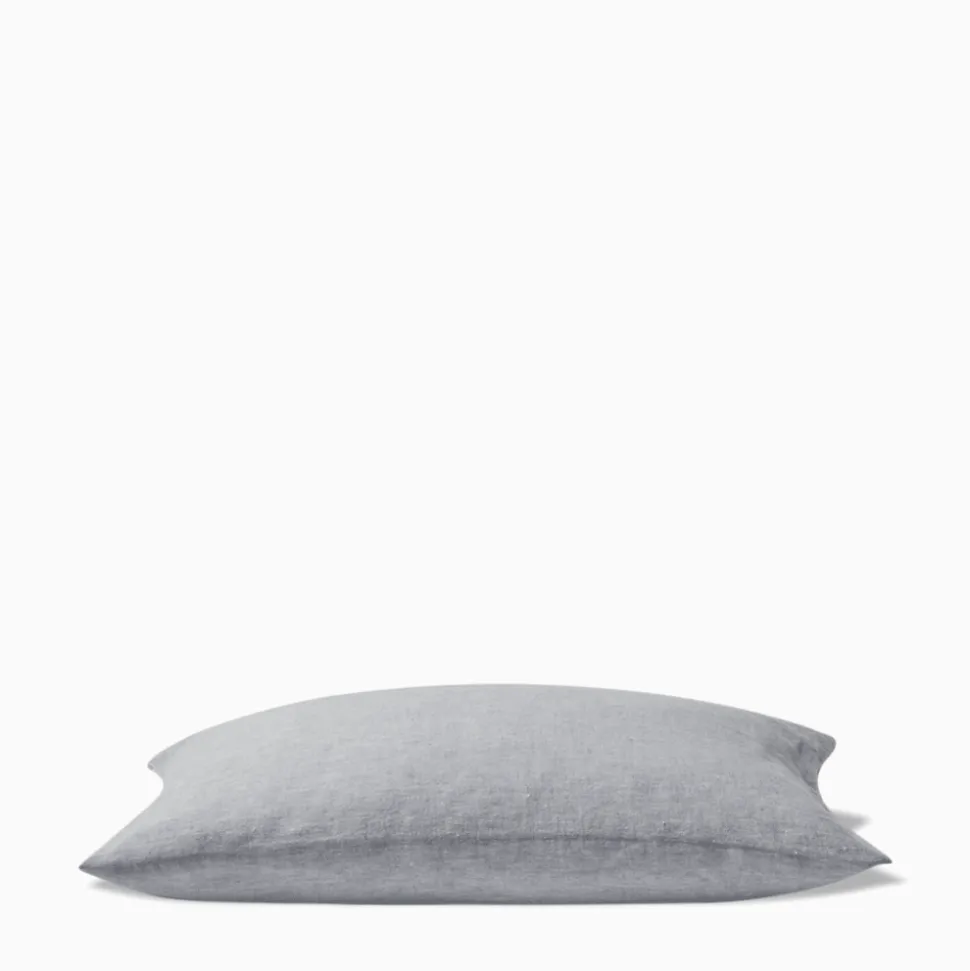 200 LINTEX Coussins|Coussins Épais-Coussin épais en lin - Chambray Bleu