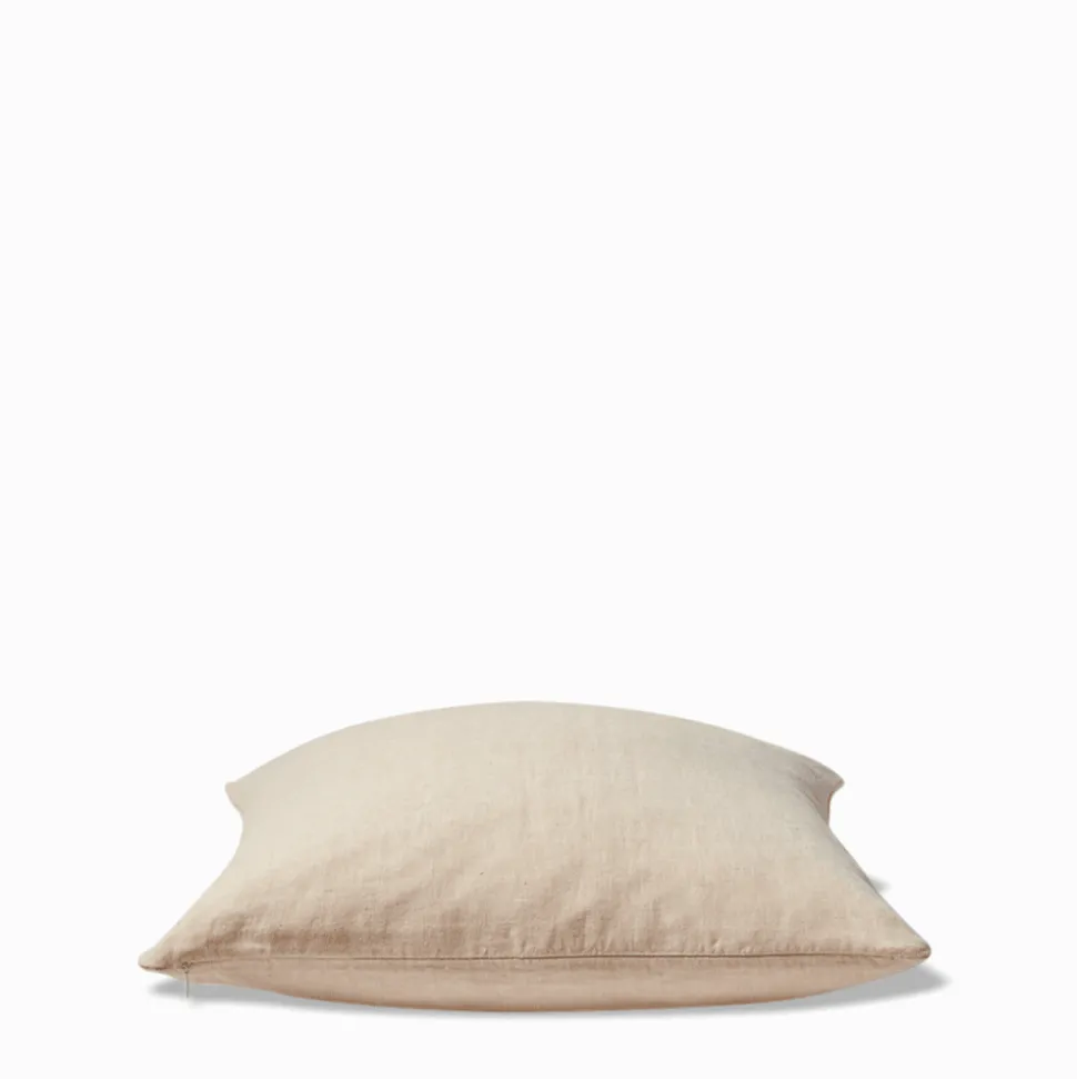 200 LINTEX Coussins|Coussins Épais-Coussin épais en lin - Chambray Jaune