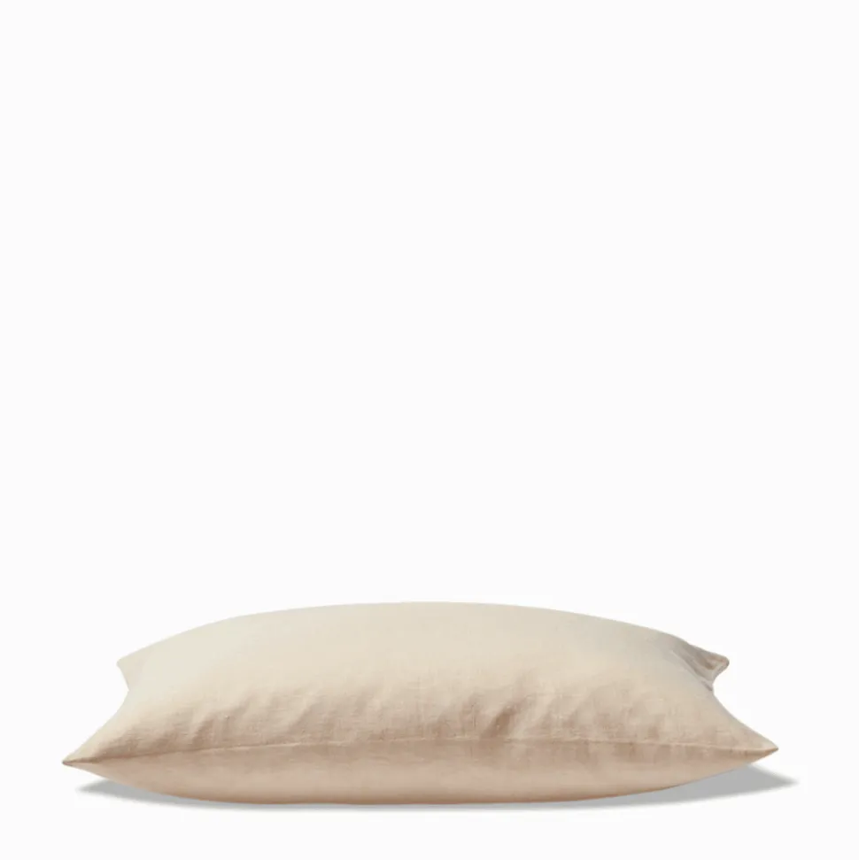 200 LINTEX Coussins|Coussins Épais-Coussin épais en lin - Chambray Jaune