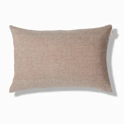 200 LINTEX Coussins|Coussins Épais-Coussin épais en lin - Chambray Brique de Sienne