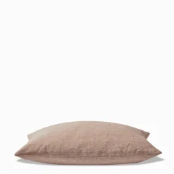 200 LINTEX Coussins|Coussins Épais-Coussin épais en lin - Chambray Brique de Sienne
