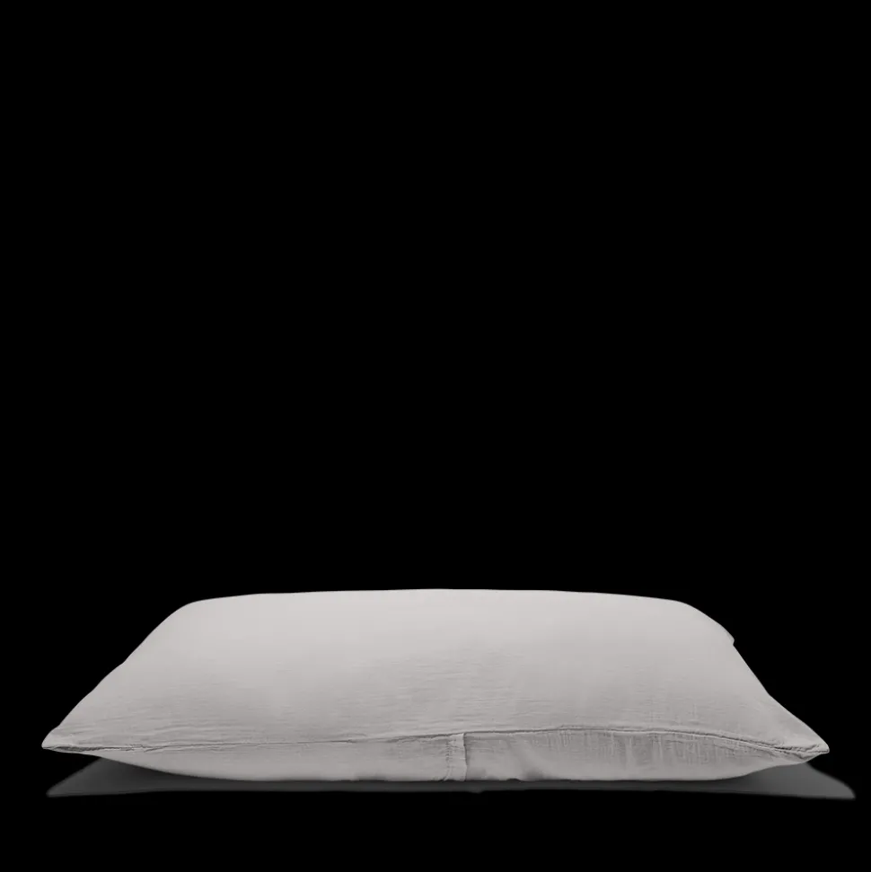 2100 GAZEX Coussins|Coussins Rectangles-Coussin rectangle en gaze de coton - Gris de Paris