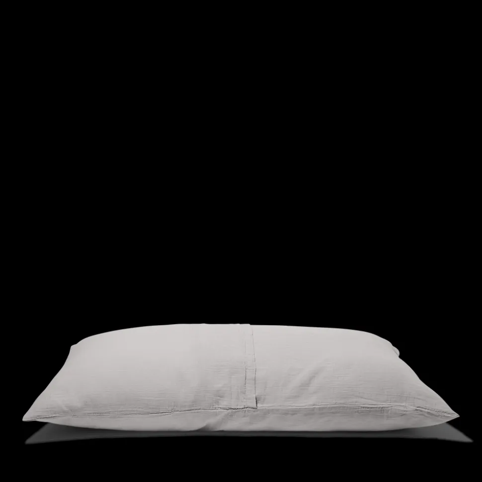 2100 GAZEX Coussins|Coussins Rectangles-Coussin rectangle en gaze de coton - Gris de Paris
