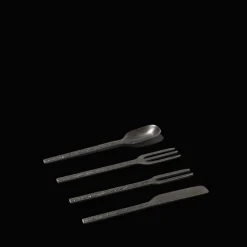 259 SERAX Couverts|Couteaux-Couteau en métal martelé - Anthracite - La Nouvelle Table