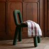 1414 PUEBCO Plaids & Couvertures-Couverture en coton - Naturel Rouge