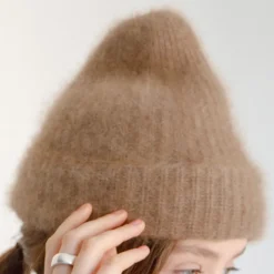 Femme CT Plage Bonnets-C.T.plage - Bonnet Laine - Camel