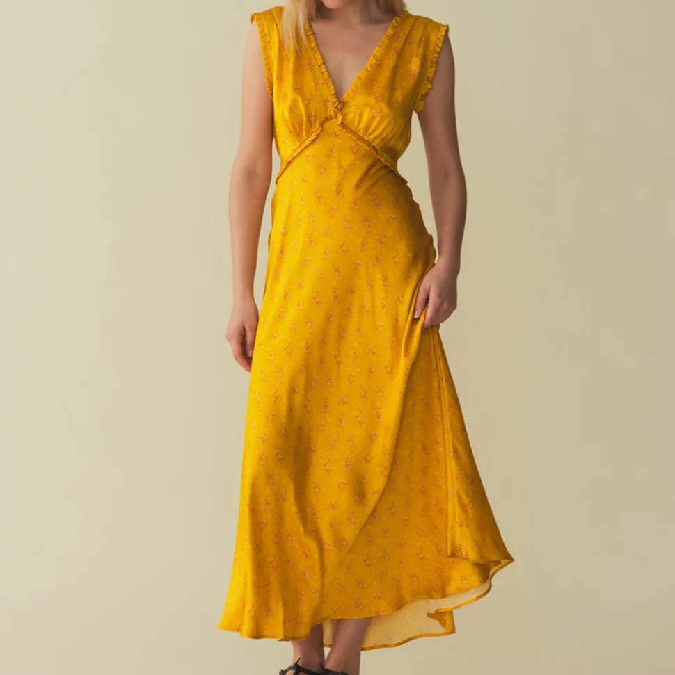 Femme Dôen Robes-- Robe Tahlia - Golden