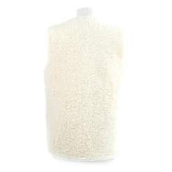 Femme Direct Tannerie Vestes-- Gilet Laine - Blanc