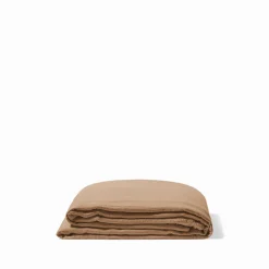 2100 GAZEX Draps Plats-Drap plat en gaze de coton - Brun Haussmann