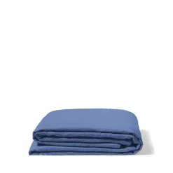 200 LINTEX Draps Plats-Drap plat en lin lavé - Bleu Paros