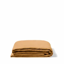 200 LINTEX Draps Plats-Drap plat en lin lavé - Jaune Asahi