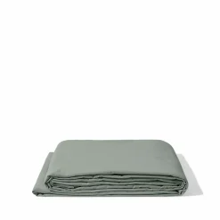 1700 COTEX Draps Plats-Drap plat en percale de coton - Vert Lichen