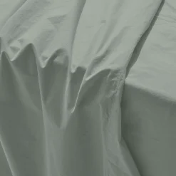 1700 COTEX Draps Plats-Drap plat en percale de coton - Vert Lichen