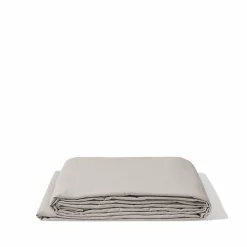 1700 COTEX Draps Plats-Drap plat en percale de coton - Gris Pavot