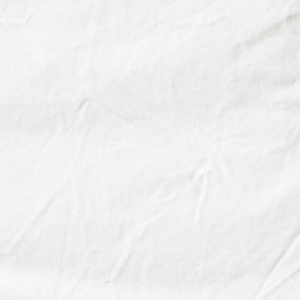 1700 COTEX Maison De Campagne|Draps Plats-Drap plat en percale de coton - Blanc Craie