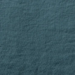 200 LINTEX Draps-housse-Drap-housse en lin lavé - Bleu Pétrole