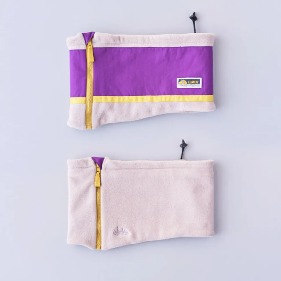 Femme ELMER Foulards & Echarpes|Foulards & Echarpes-- Écharpe réversible - Beige et violet