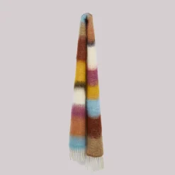 Femme Ezcaray Foulards & Echarpes-- Echarpe Matisse - Bleu/Ecru