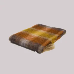 Femme Ezcaray Foulards & Echarpes-- Echarpe Tartan - Orange