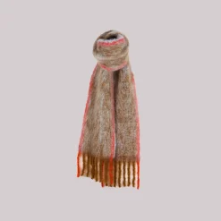 Femme Ezcaray Foulards & Echarpes-- Echarpe Twist Frame - Gris