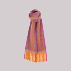 Femme Ezcaray Foulards & Echarpes-- Echarpe Twist Frame - Orange