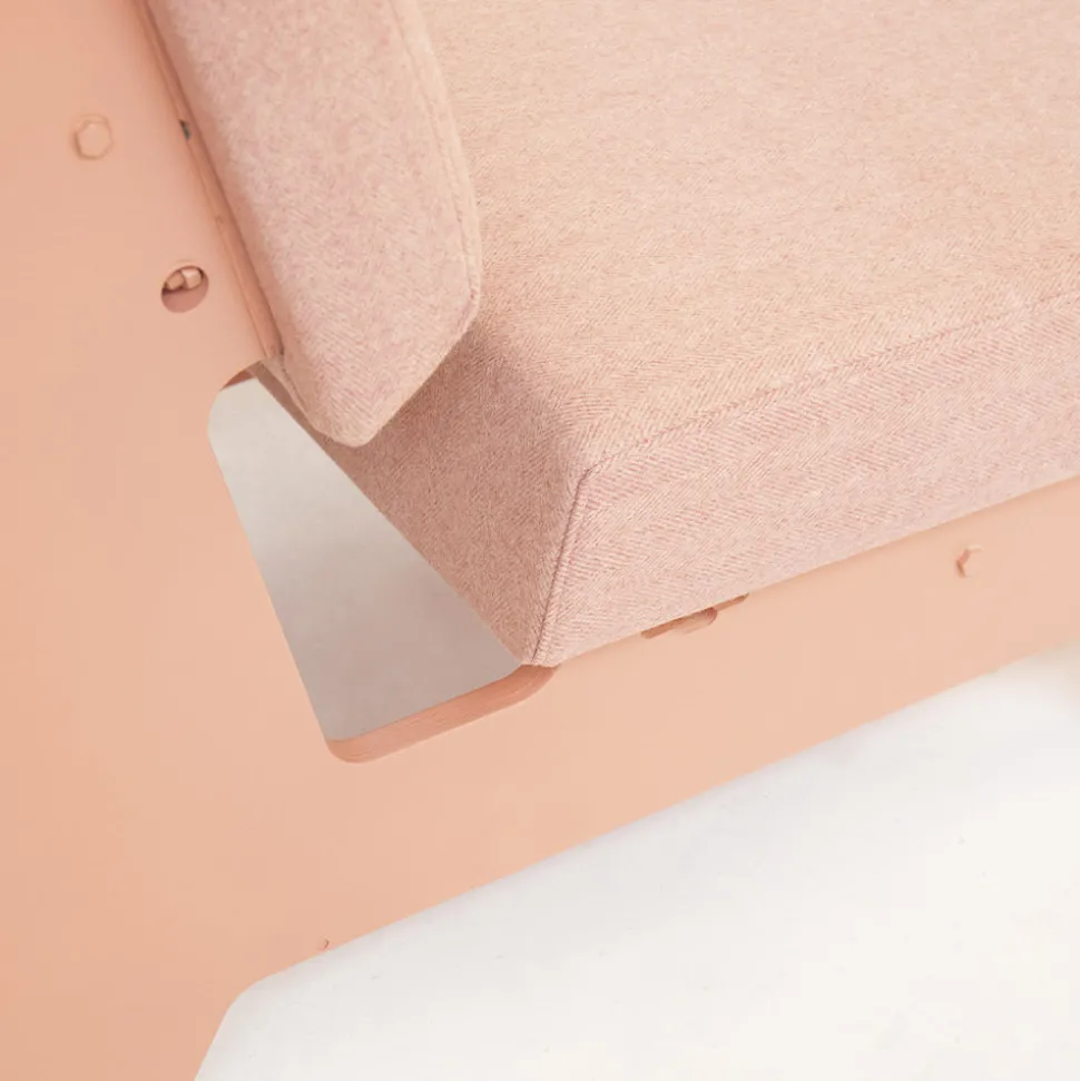 522 PIET HEIN EEK Fauteuils-Fauteuil Bas Crisis - Rose - Piet Hein Eek