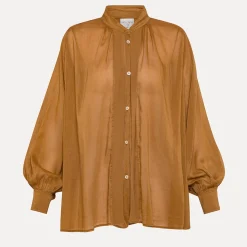 Femme Forte_Forte Chemises-- Chemise Bohémienne - Caramel